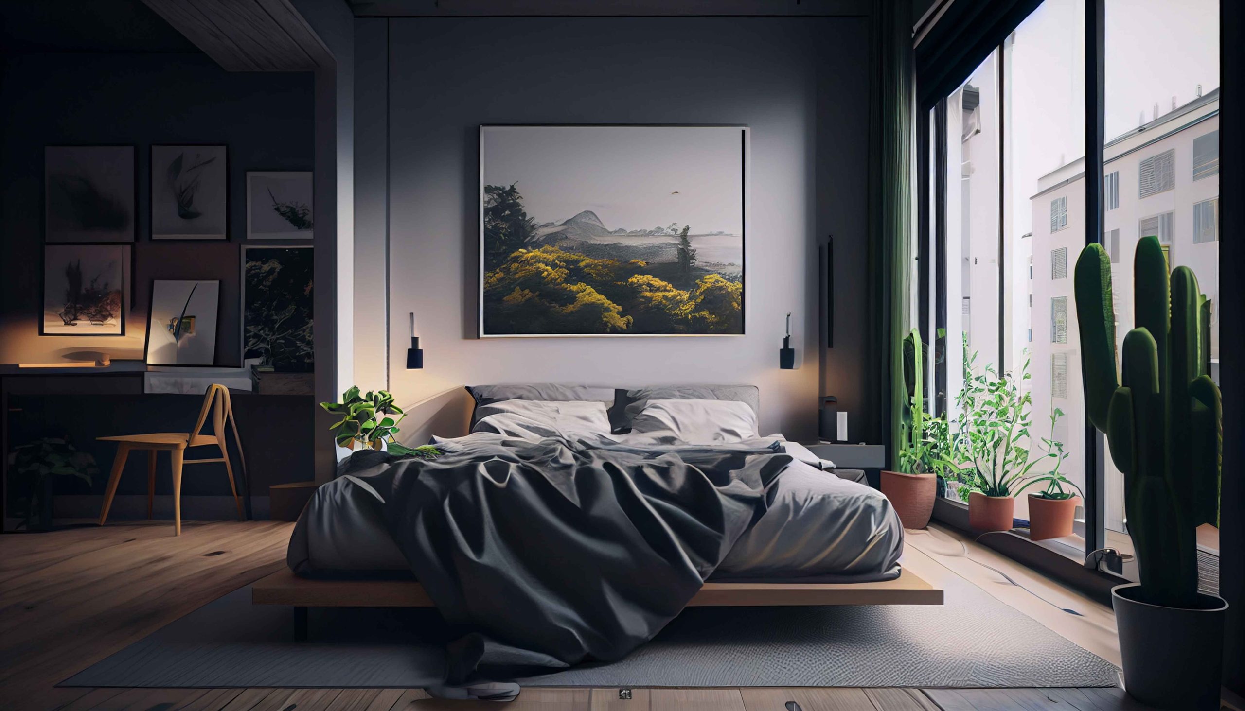 modern-apartment-bedroom-comfortable-bed-near-window-generative-ai_11zon